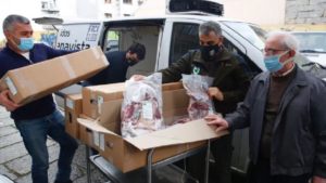 Cazadores gallegos donan carne de jabalí a los más necesitados estas Navidades